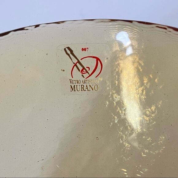 Yalo Murano Folded Glass Bowl - Picture 4 of 6